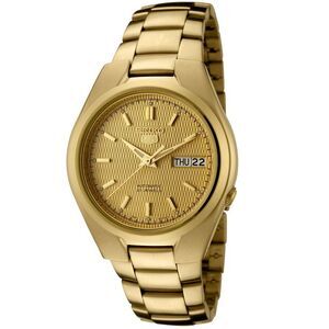 Seiko 5 Automatic Gold-Tone Mens Watch